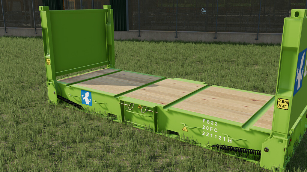 LS22,Anhänger,Container & Mulden,,Flachbett-Container