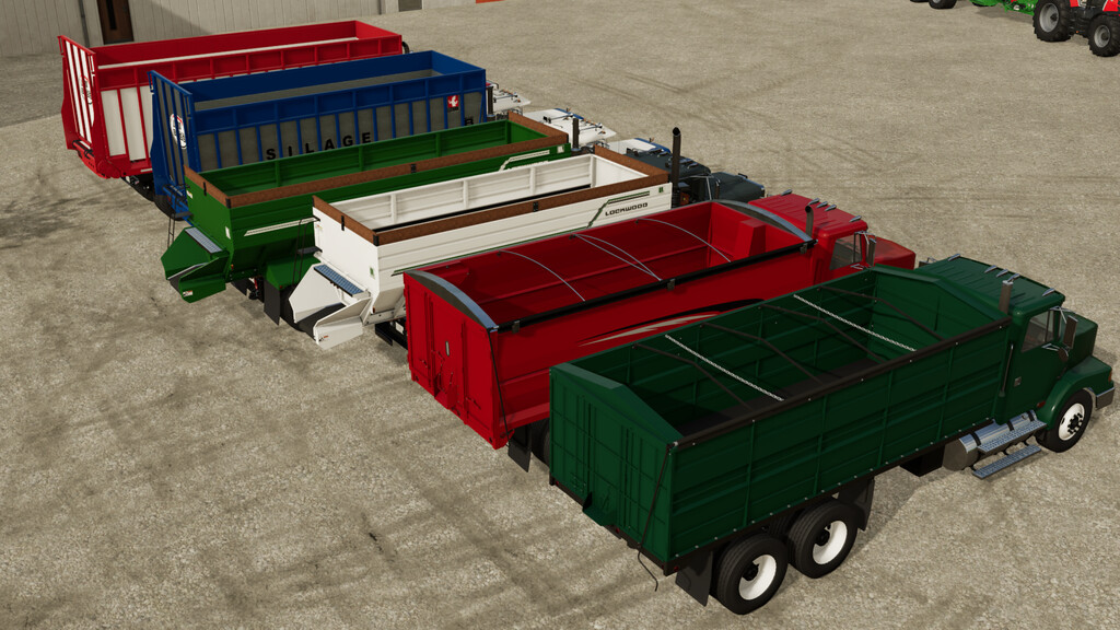 LS22,Anhänger,Container & Mulden,,Großes LKW-Ladeflächenpaket