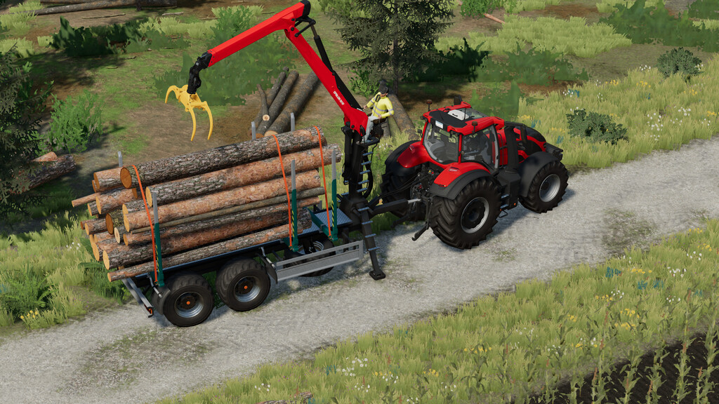 landwirtschafts farming simulator ls fs 22 2022 ls22 fs22 ls2022 fs2022 mods free download farm sim Lizard Forstanhänger Pack 1.0.0.0