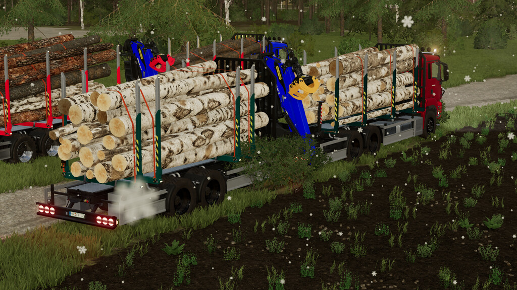 LS22,Anhänger,Forst,,Lizard Kurzholz Trailer Pack