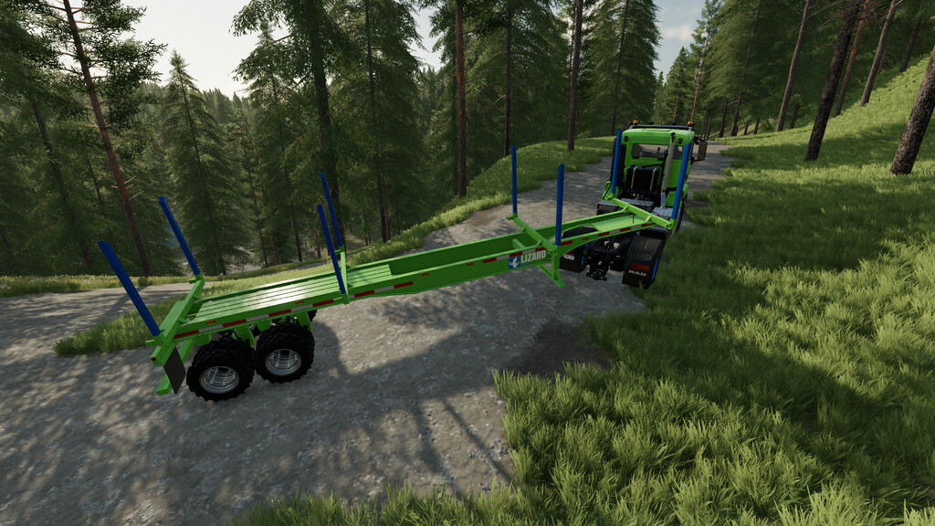 LS22,Anhänger,Forst,,Lizard LT699 Sattelschlepper Log Trailer