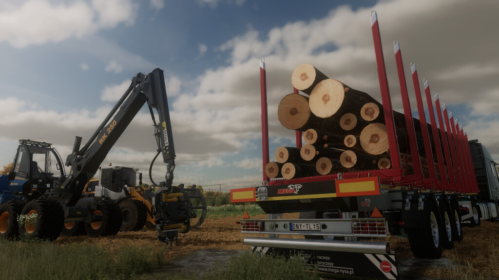 LS22,Anhänger,Forst,,MEGA Timber Long