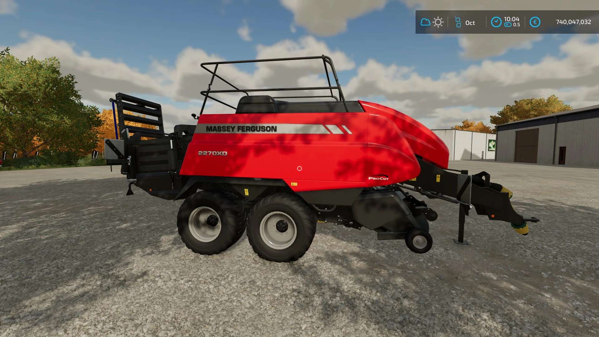 LS22,Anhänger,Pressen,,Massey Ferguson 2270 XD