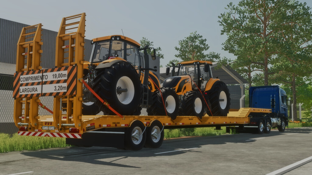 LS22,Anhänger,Tieflader,,Transportanhänger 19m Und 25m