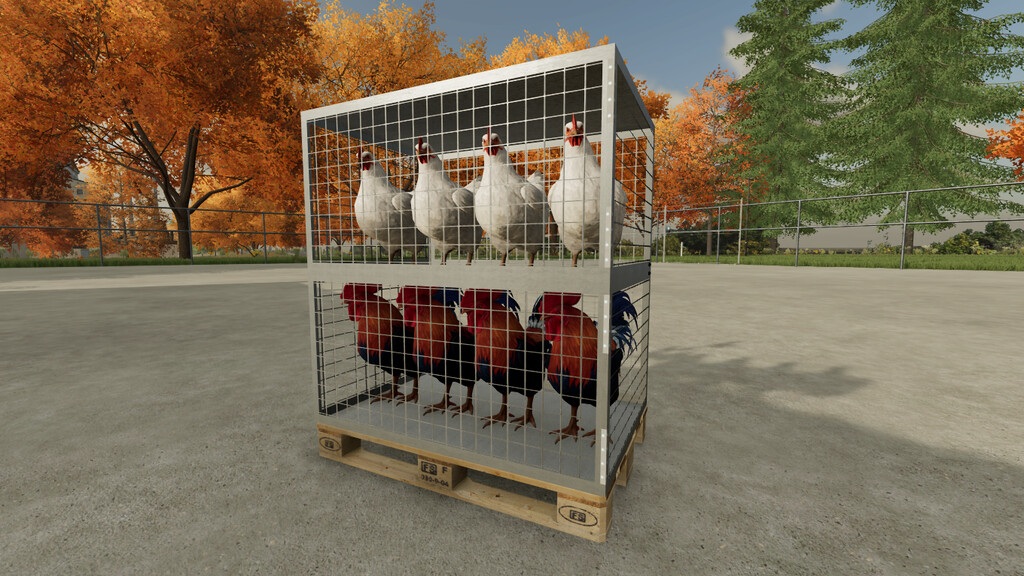 LS22,Anhänger,Tiertransport,,Transportkiste Für Hühner