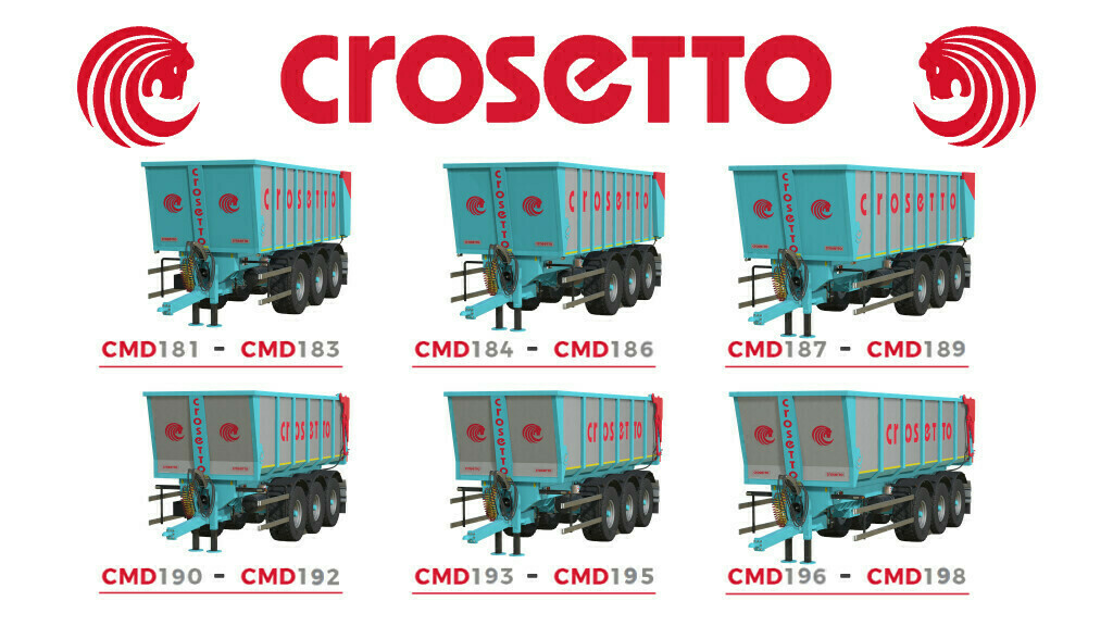 LS22,Anhänger,Tridem,,Crosetto CMD Pack Zusatzfunktionen