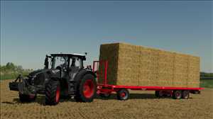 landwirtschafts farming simulator ls fs 22 2022 ls22 fs22 ls2022 fs2022 mods free download farm sim Orenge Ballenanhänger Pack 1.0.0.0