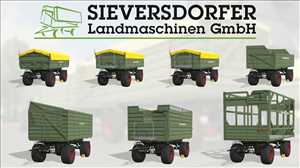 landwirtschafts farming simulator ls fs 22 2022 ls22 fs22 ls2022 fs2022 mods free download farm sim Sieversdorfer Anhänger Pack 1.0.0.0