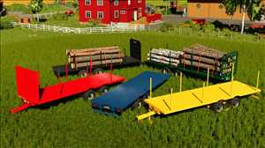 landwirtschafts farming simulator ls fs 22 2022 ls22 fs22 ls2022 fs2022 mods free download farm sim Lizard 28FT Timber Trailer 1.0.0.0