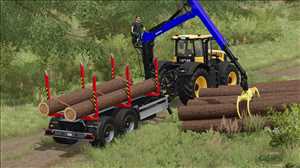 landwirtschafts farming simulator ls fs 22 2022 ls22 fs22 ls2022 fs2022 mods free download farm sim Lizard Forstanhänger Pack 1.0.0.0