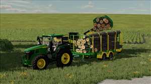 landwirtschafts farming simulator ls fs 22 2022 ls22 fs22 ls2022 fs2022 mods free download farm sim Lizard LT679 Kurzer Holz-Trailer 1.0.0.0