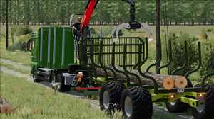 landwirtschafts farming simulator ls fs 22 2022 ls22 fs22 ls2022 fs2022 mods free download farm sim Lizard LT689 Lang Log Trailer 1.0.0.0