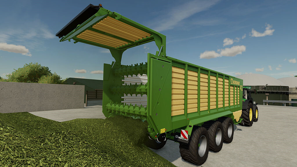 Ls22 Anhänger Ladewagen Krone Zx 560 Gd 1000 Für Landwirtschafts Simulator 22 9936