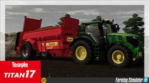 landwirtschafts farming simulator ls fs 22 2022 ls22 fs22 ls2022 fs2022 mods free download farm sim Teagle Titan 17 1.0.0.0
