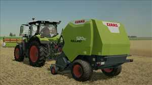 landwirtschafts farming simulator ls fs 22 2022 ls22 fs22 ls2022 fs2022 mods free download farm sim Claas Rollant 520 1.0.0.0