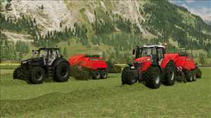 landwirtschafts farming simulator ls fs 22 2022 ls22 fs22 ls2022 fs2022 mods free download farm sim Massey Ferguson LS 2200 Gen2 Ballenpressen-Pack 1.2.0.0