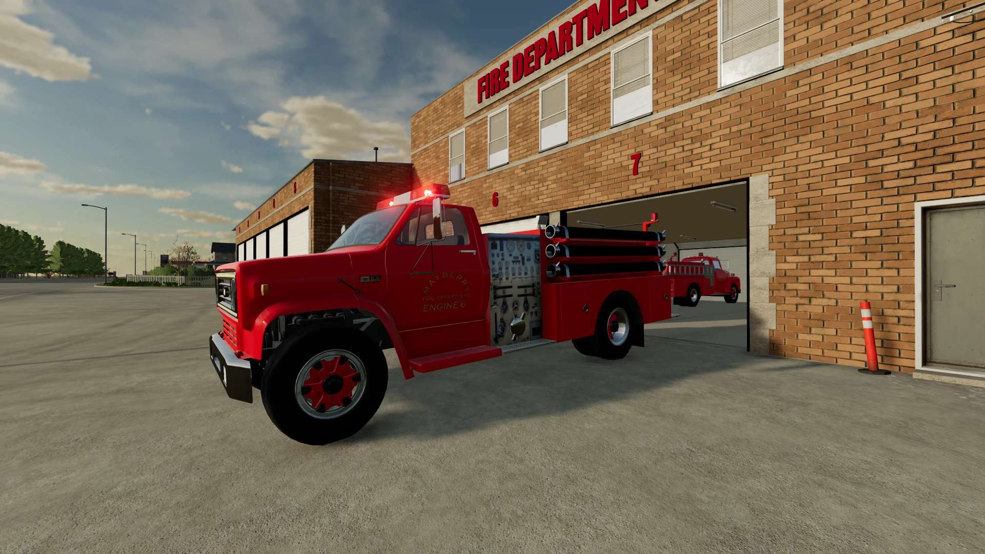 LS22,Fahrzeuge,Feuerwehr,,C70 Feuerwehrauto
