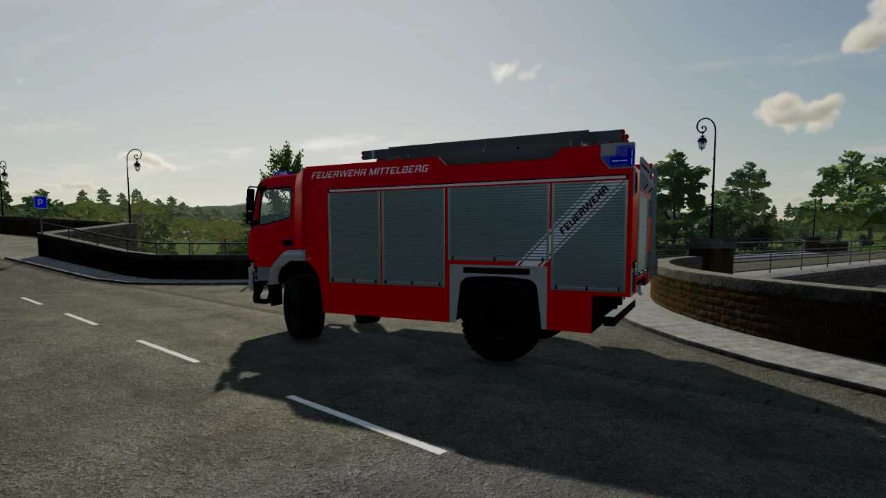 LS22,Fahrzeuge,Feuerwehr,,MB Feuerwehrauto (SimpleIC)