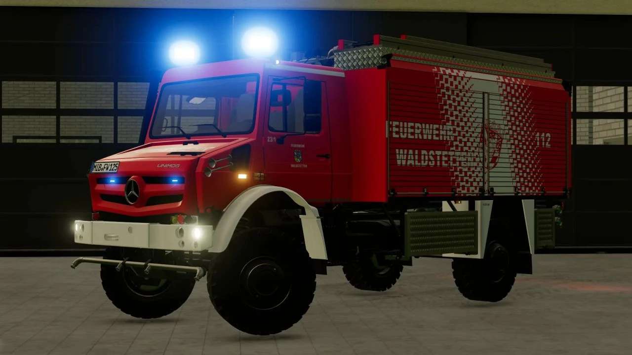 LS22,Fahrzeuge,Feuerwehr,,Schlingmann Unimog TLF3000
