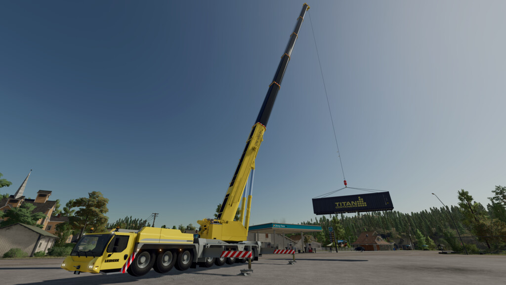 LS22,Fahrzeuge,Kräne,,Liebherr LTM1450 Mobile Crane