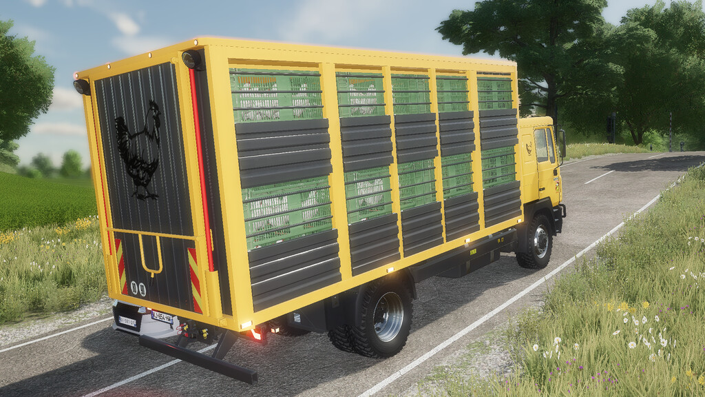 LS22,Fahrzeuge,LKWs,MAN,Viehtransporter MAN 19.403