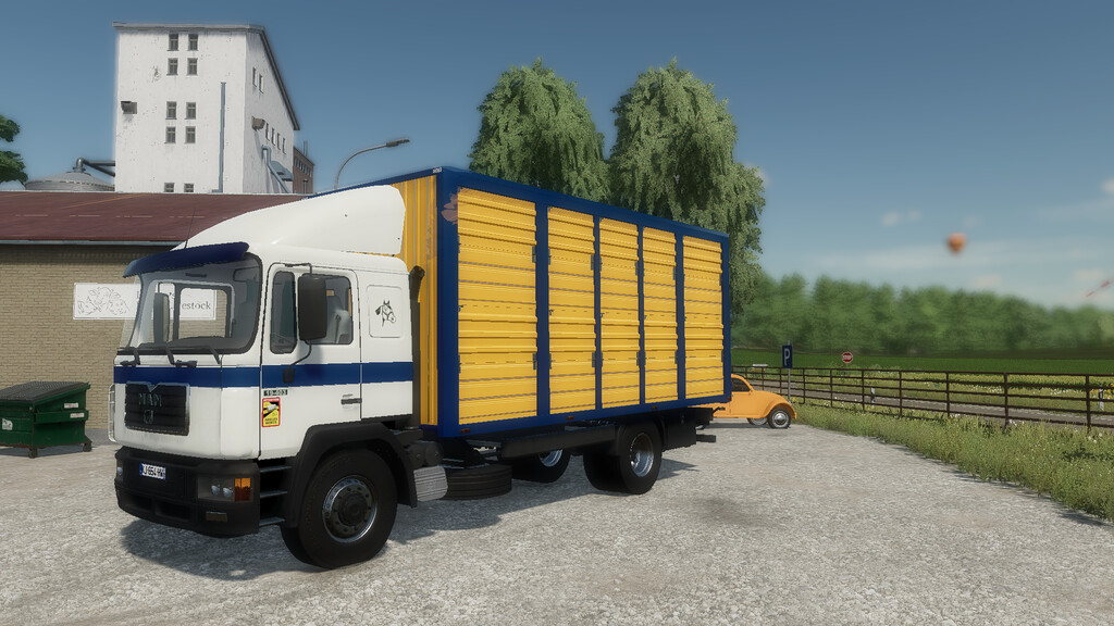 LS22,Fahrzeuge,LKWs,MAN,Viehtransporter MAN 19.403