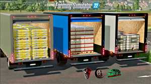landwirtschafts farming simulator ls fs 22 2022 ls22 fs22 ls2022 fs2022 mods free download farm sim Isuzu NPR 2018 AUTOLOAD Paletten und Ballen 1.1.0.0
