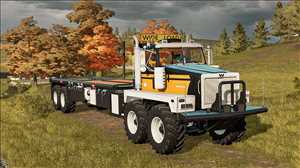 landwirtschafts farming simulator ls fs 22 2022 ls22 fs22 ls2022 fs2022 mods free download farm sim Western Twin-Steer Truck 1.0.0.0