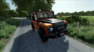 landwirtschafts farming simulator ls fs 22 2022 ls22 fs22 ls2022 fs2022 mods free download farm sim Land Rover Defender 90 1.0.0.0