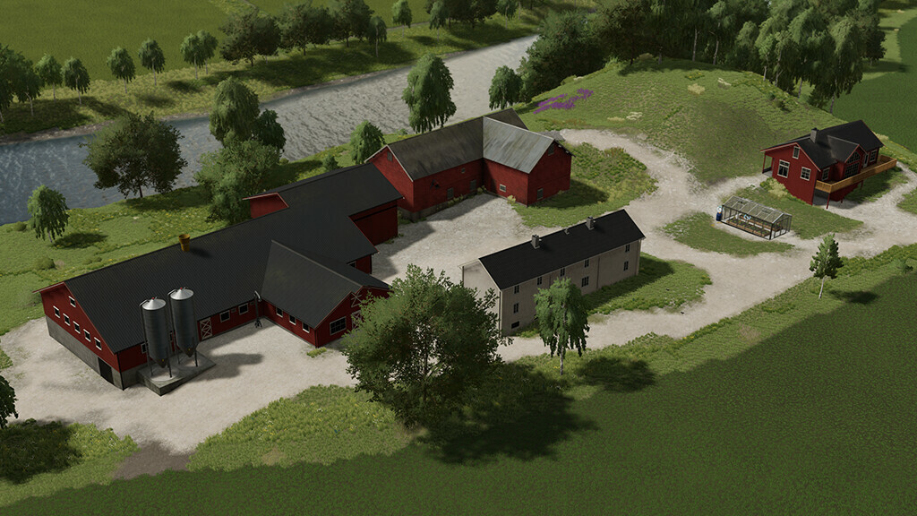 landwirtschafts farming simulator ls fs 22 2022 ls22 fs22 ls2022 fs2022 mods free download farm sim Norwegische Gebäude Paket 1.0.2.5