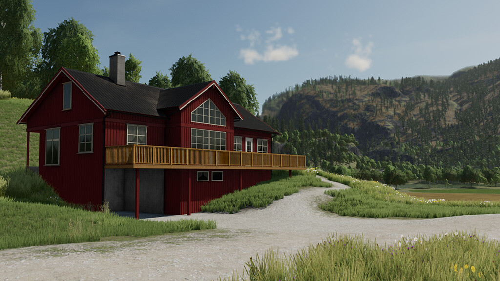 Mod Norwegische Gebäude Paket