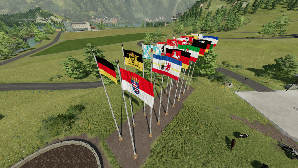 LS22,Maps & Gebäude,Dekoration,Sonstiges,Flaggen Deutscher Bundesländer