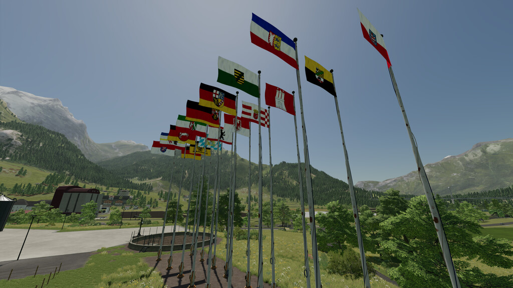 LS22,Maps & Gebäude,Dekoration,Sonstiges,Flaggen Deutscher Bundesländer
