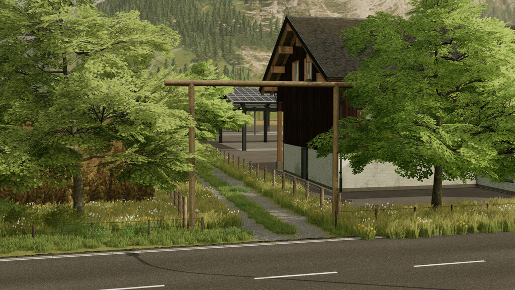 LS22,Maps & Gebäude,Dekoration,Zäune,Dekoration Des Hofeingangs