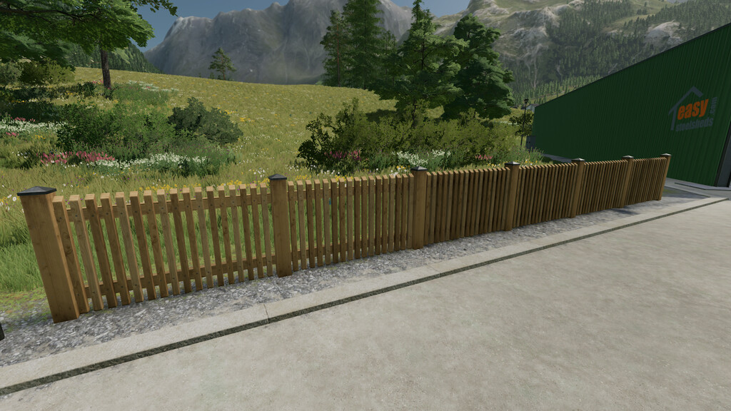 LS22,Maps & Gebäude,Dekoration,Zäune,Europäisches Zaun Pack