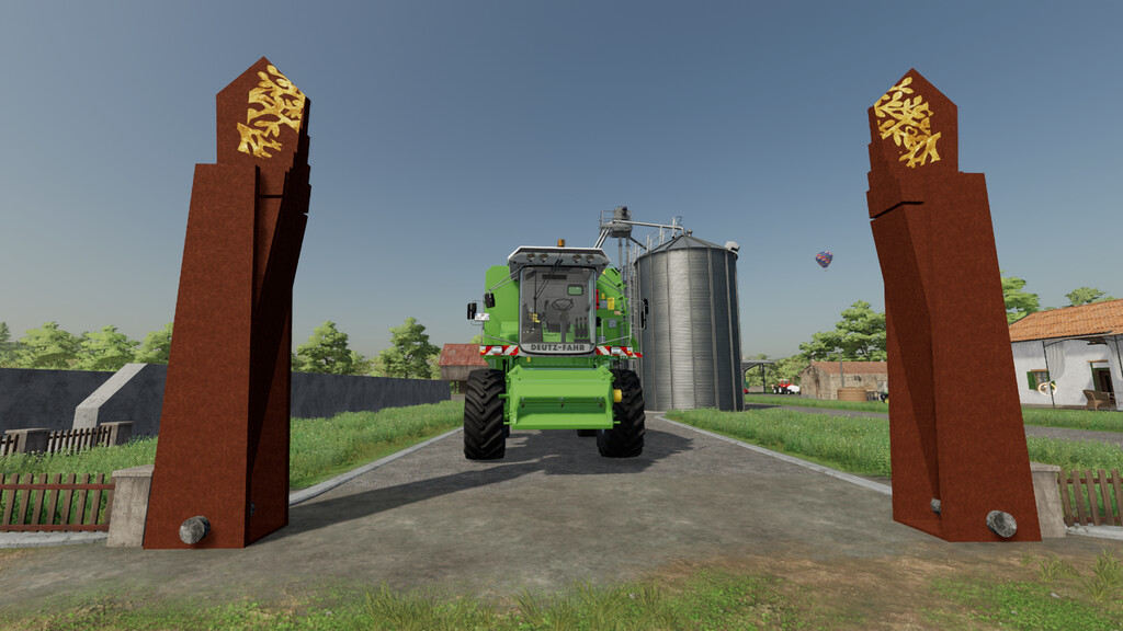 LS22,Maps & Gebäude,Dekoration,Zäune,Faltbares Fächertor