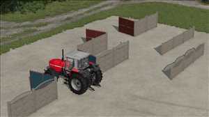 landwirtschafts farming simulator ls fs 22 2022 ls22 fs22 ls2022 fs2022 mods free download farm sim Betonzaun Mit Toren 1.0.0.0
