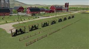 landwirtschafts farming simulator ls fs 22 2022 ls22 fs22 ls2022 fs2022 mods free download farm sim Ranch Gates Und Zäune Packs 1.0.0.0