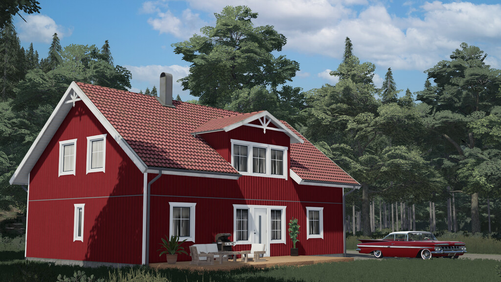 LS22,Maps & Gebäude,Gebäude,Farmhäuser,Skandinavisches Haus