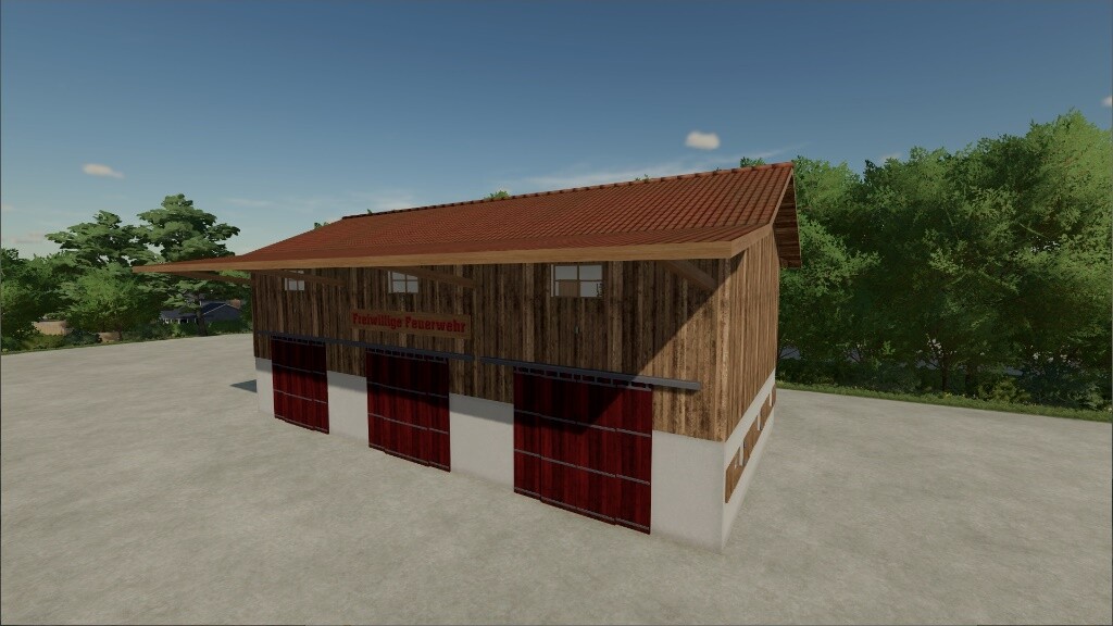 landwirtschafts farming simulator ls fs 22 2022 ls22 fs22 ls2022 fs2022 mods free download farm sim Feuerwehr-Haus 1.0.0.0