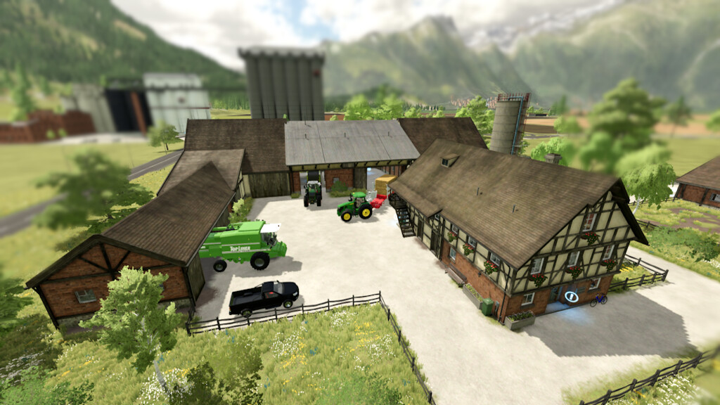 landwirtschafts farming simulator ls fs 22 2022 ls22 fs22 ls2022 fs2022 mods free download farm sim Dreiseitenhofpack 1.0.0.1