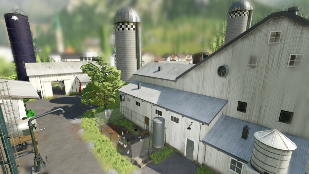 LS22,Maps & Gebäude,Gebäude,Gebäude-Packs,USA White Farm Gebäudepaket