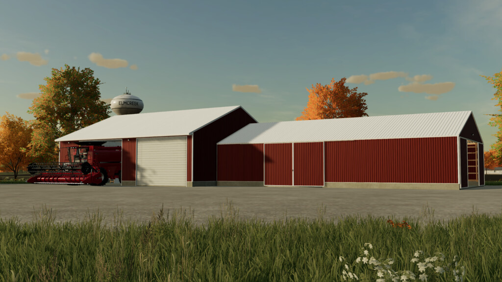 landwirtschafts farming simulator ls fs 22 2022 ls22 fs22 ls2022 fs2022 mods free download farm sim 58x50 Shop Mit Angeschlossenem 70x38 Kühlhaus 1.0.0.0