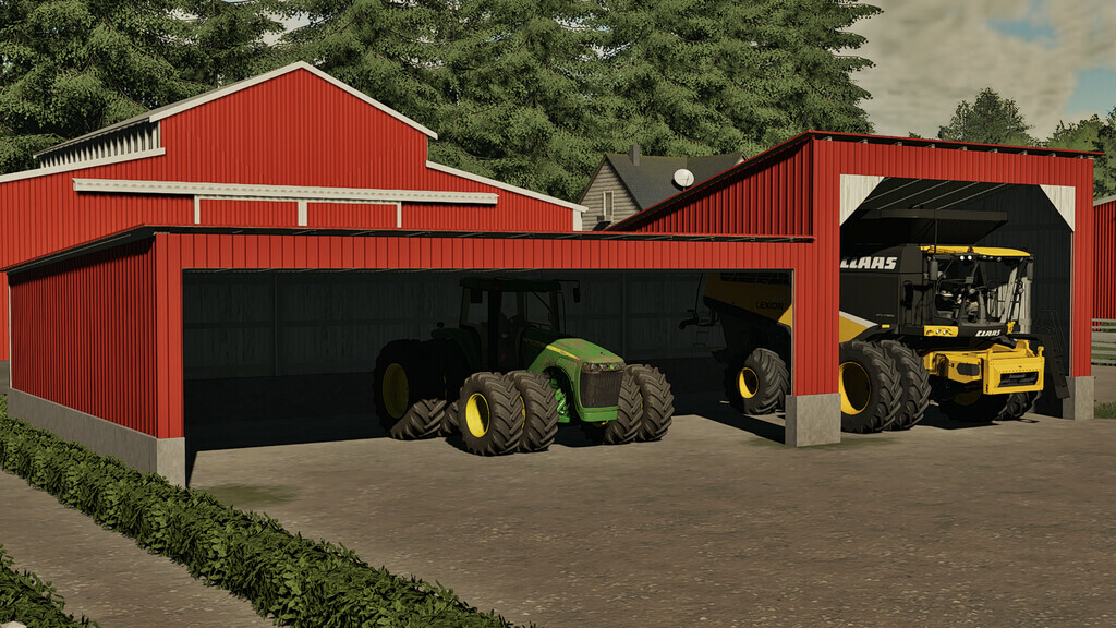 landwirtschafts farming simulator ls fs 22 2022 ls22 fs22 ls2022 fs2022 mods free download farm sim Amerikanischer Carport 1.0.0.0