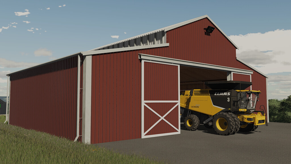 landwirtschafts farming simulator ls fs 22 2022 ls22 fs22 ls2022 fs2022 mods free download farm sim Amerikanischer Schuppen 1.0.0.1
