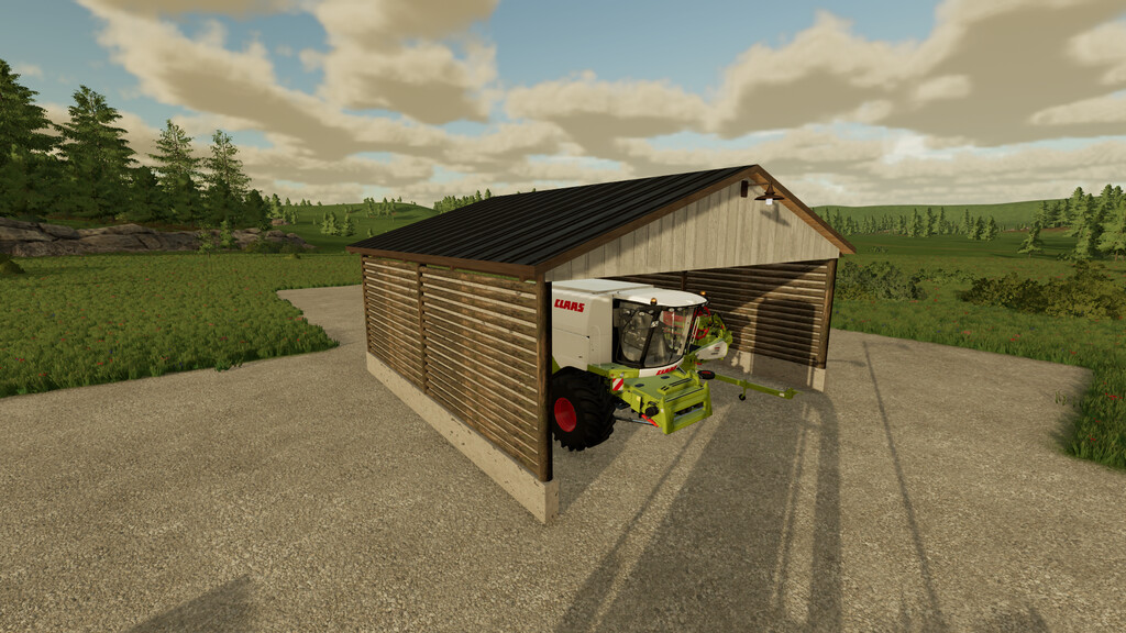 landwirtschafts farming simulator ls fs 22 2022 ls22 fs22 ls2022 fs2022 mods free download farm sim Durchfahr Holzschuppen 1.0.0.0