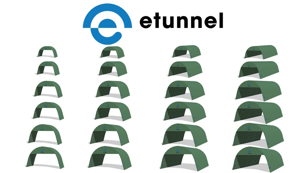 LS22,Maps & Gebäude,Gebäude,Hallen,Etunnel Einzelner Bogen