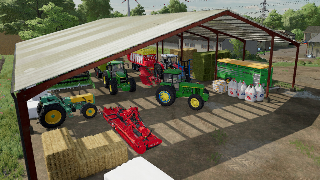 landwirtschafts farming simulator ls fs 22 2022 ls22 fs22 ls2022 fs2022 mods free download farm sim Fahrzeugunterstand 1.0.0.0