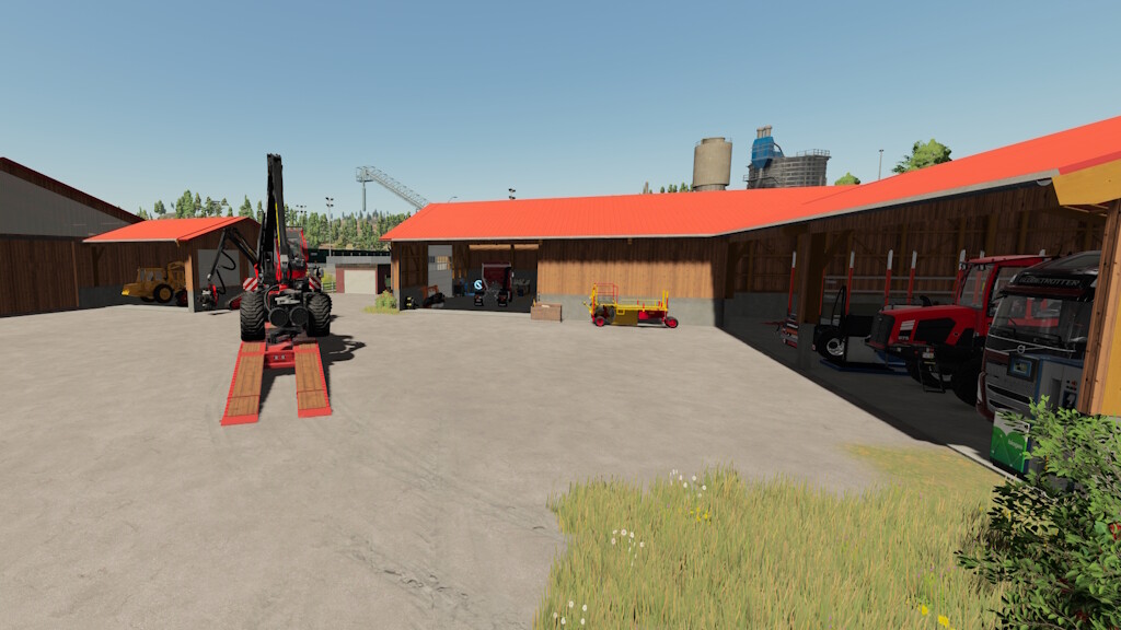 landwirtschafts farming simulator ls fs 22 2022 ls22 fs22 ls2022 fs2022 mods free download farm sim Hallenkonfigurator - Holz 1.0.0.0