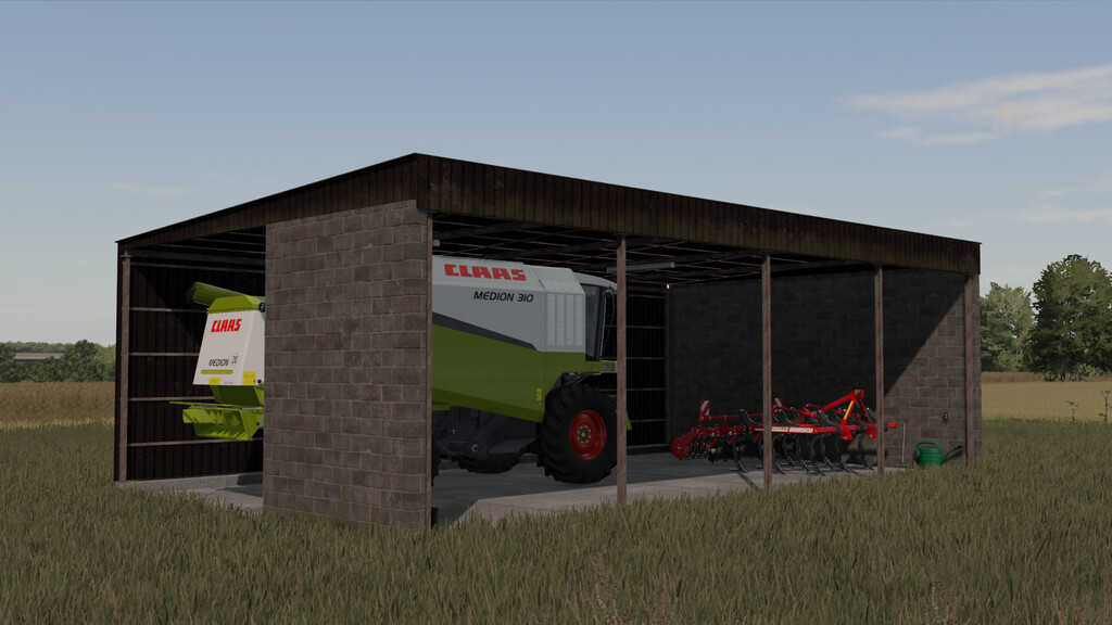 landwirtschafts farming simulator ls fs 22 2022 ls22 fs22 ls2022 fs2022 mods free download farm sim Metallschuppen 1.0.0.0